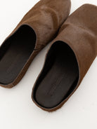 Uma Wang Ballet Slipper in Brown - UMA WANG at Worthwhile - shop SHOES