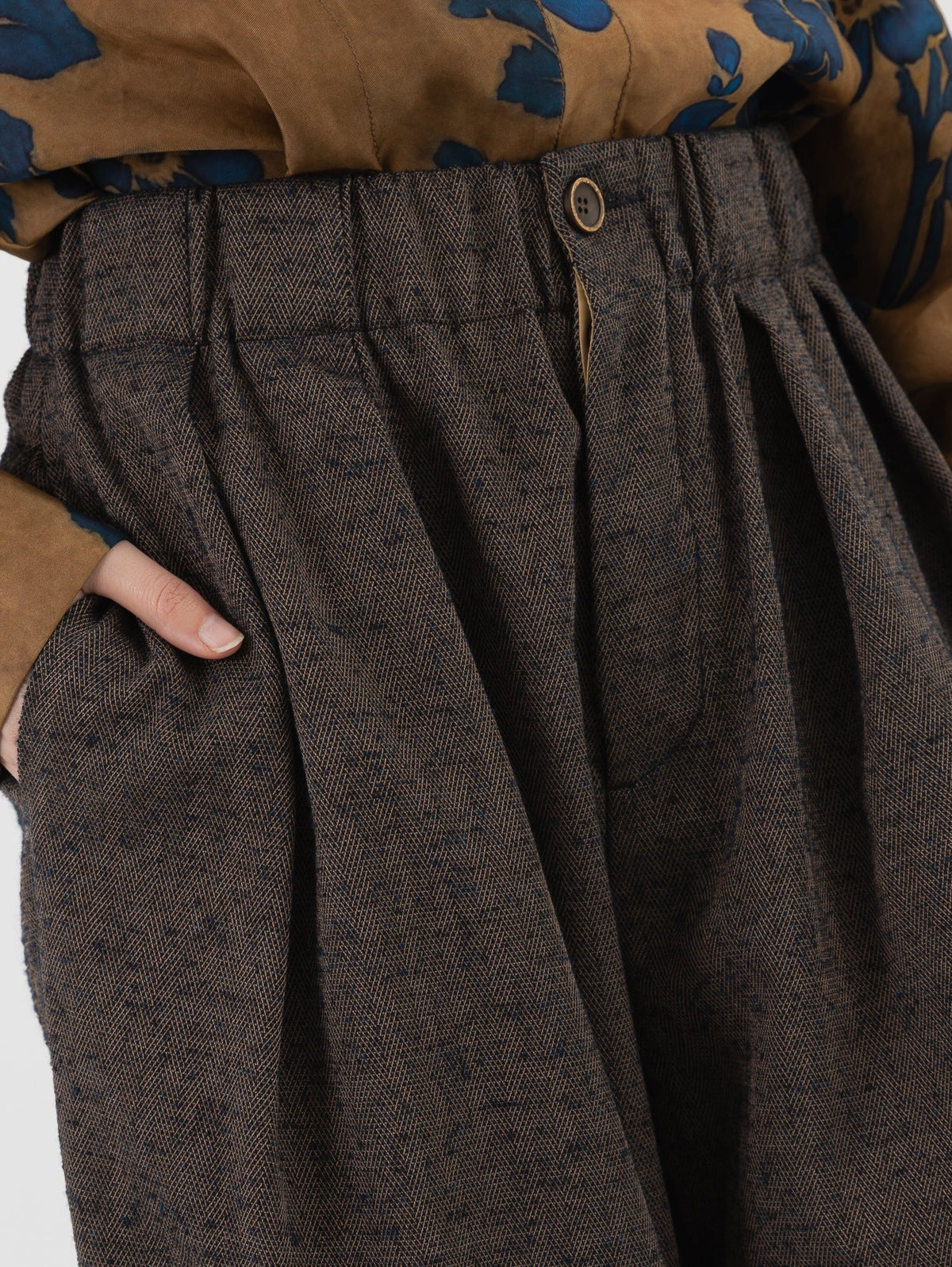 Uma Wang Poetic Pants in Grey/Blue - UMA WANG at Worthwhile - shop PANT