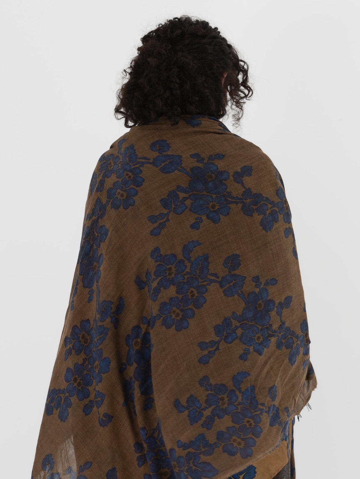 Uma Wang Scarf in Mustard/Blue - UMA WANG at Worthwhile - shop SCARF