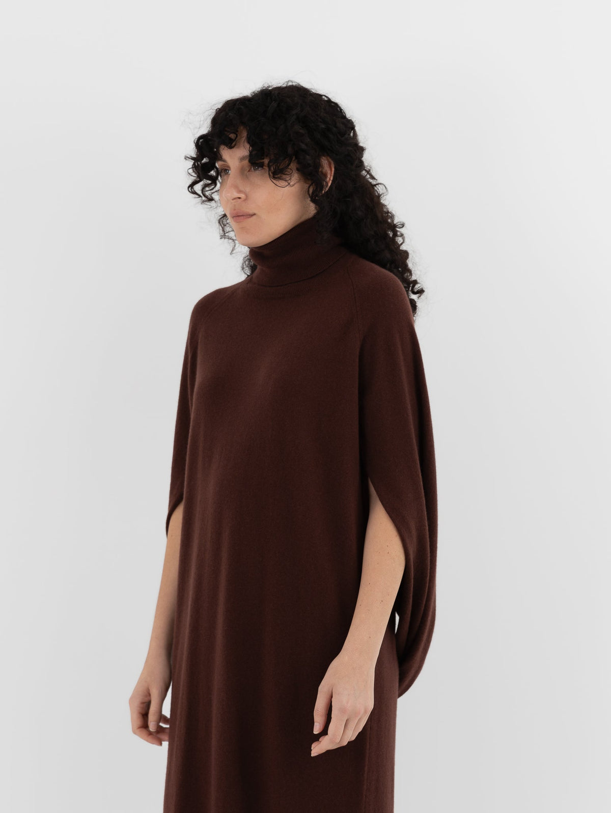 Uma Wang Wrap Dress in Brown/Red - UMA WANG at Worthwhile - shop DRESS