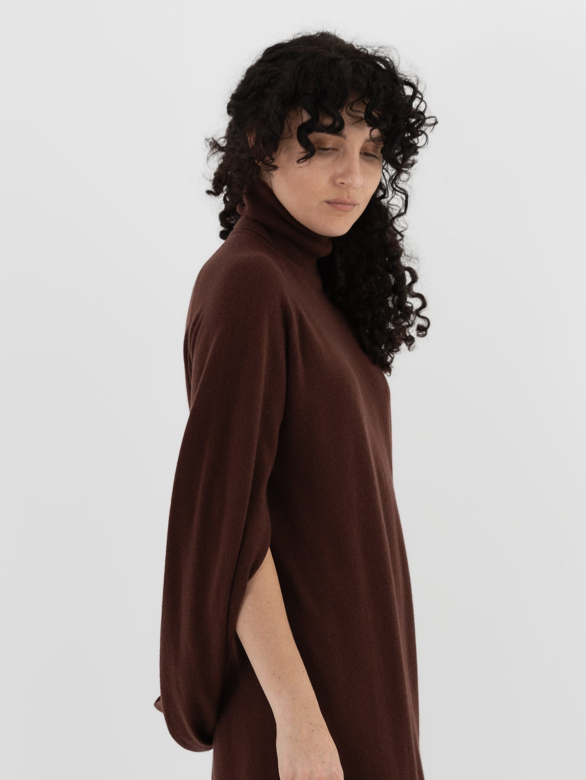 Uma Wang Wrap Dress in Brown/Red - UMA WANG at Worthwhile - shop DRESS