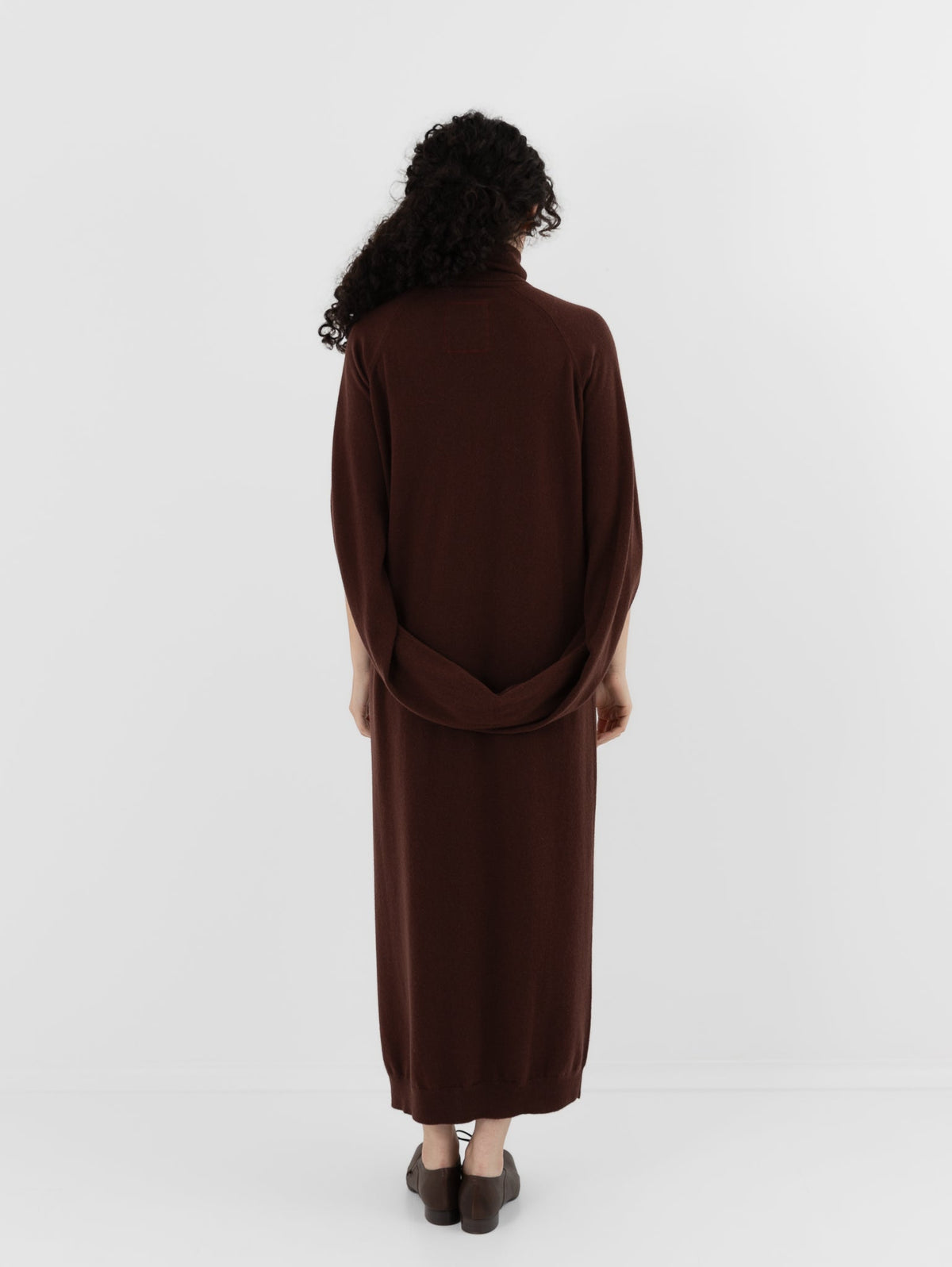 Uma Wang Wrap Dress in Brown/Red - UMA WANG at Worthwhile - shop DRESS