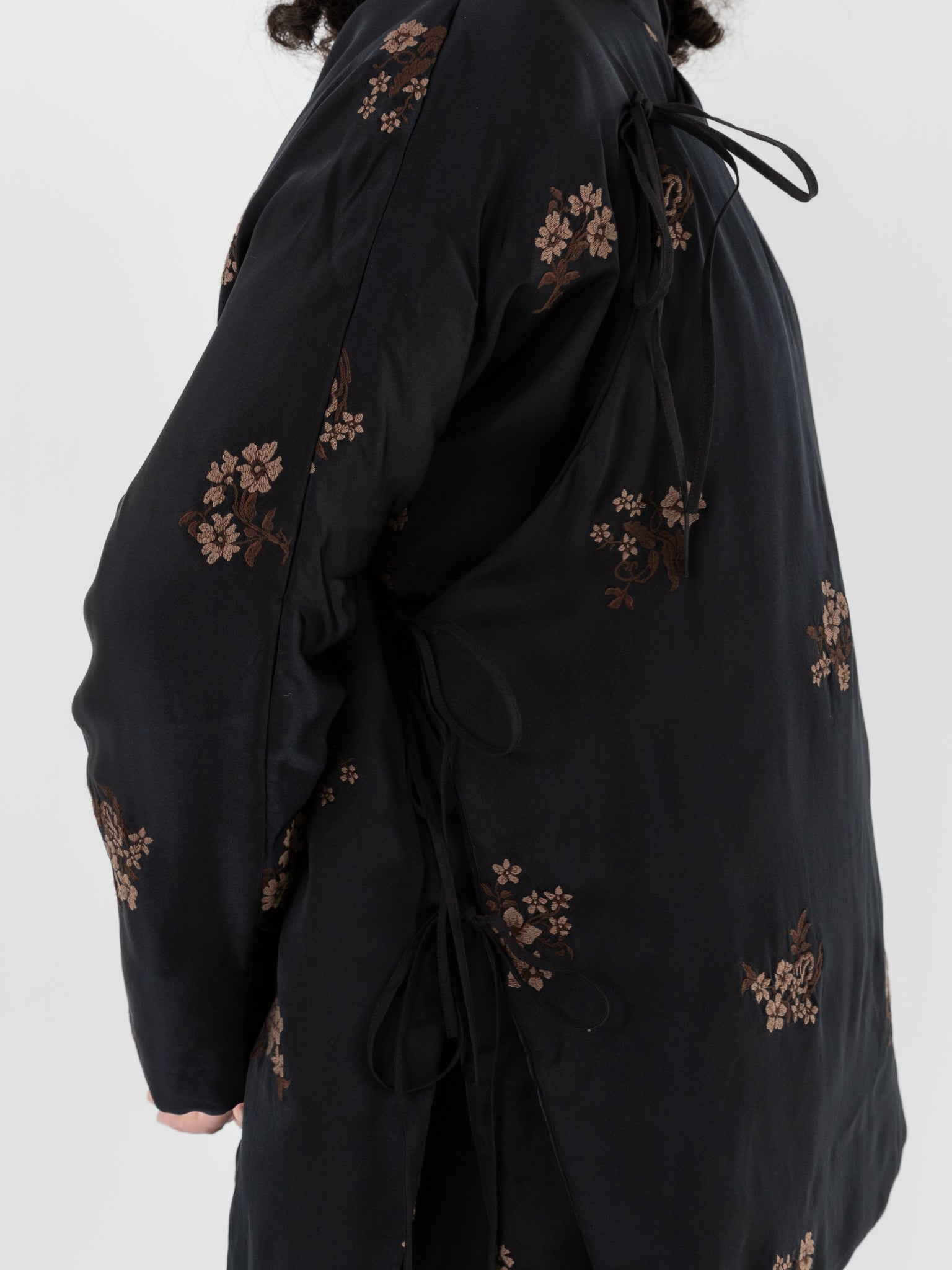 Uma Wang Emma Jacket in Black/Tan - UMA WANG at Worthwhile - shop JACKET