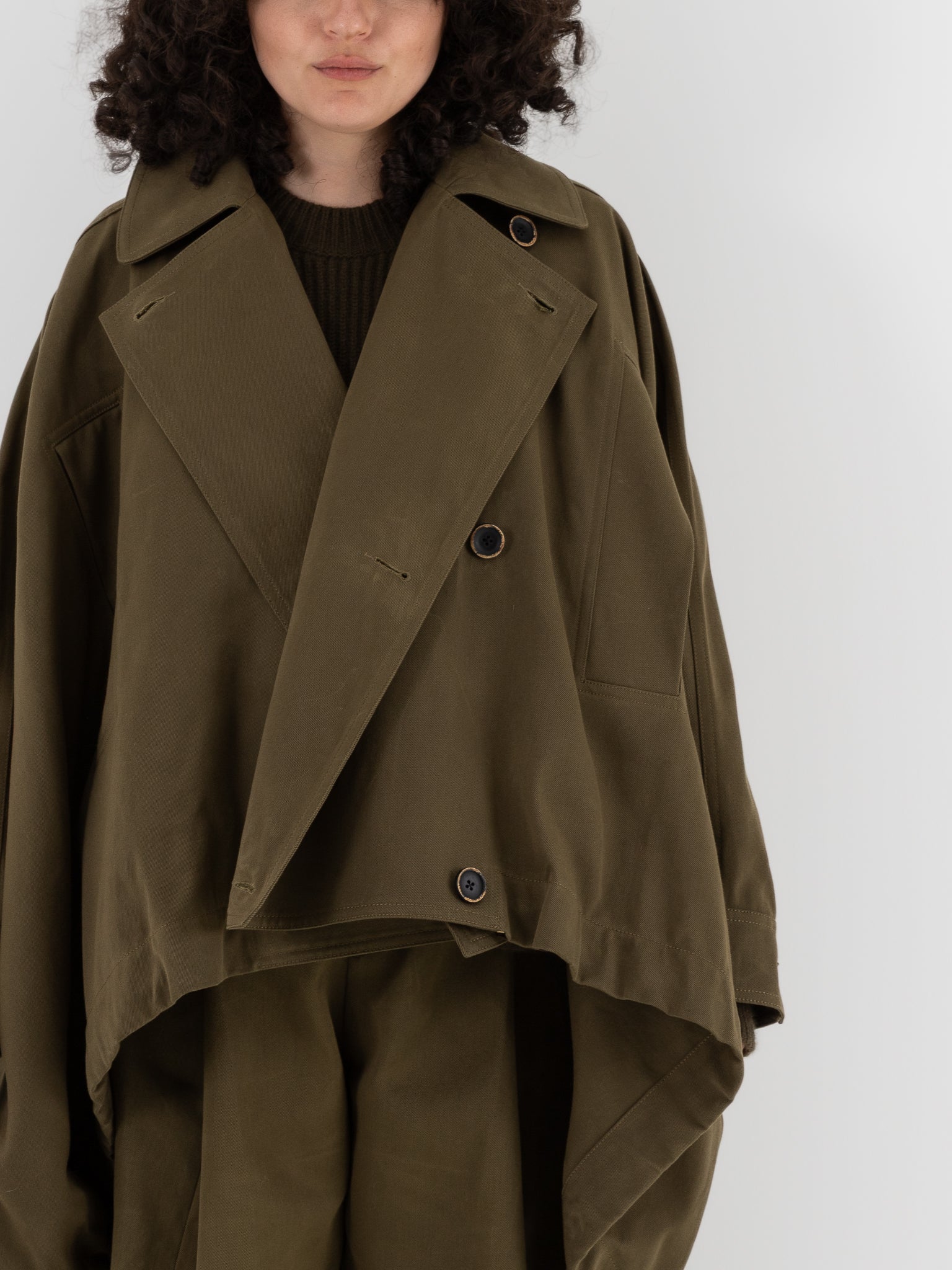 Uma Wang Kew Jacket in Dark Green - UMA WANG at Worthwhile - shop JACKET