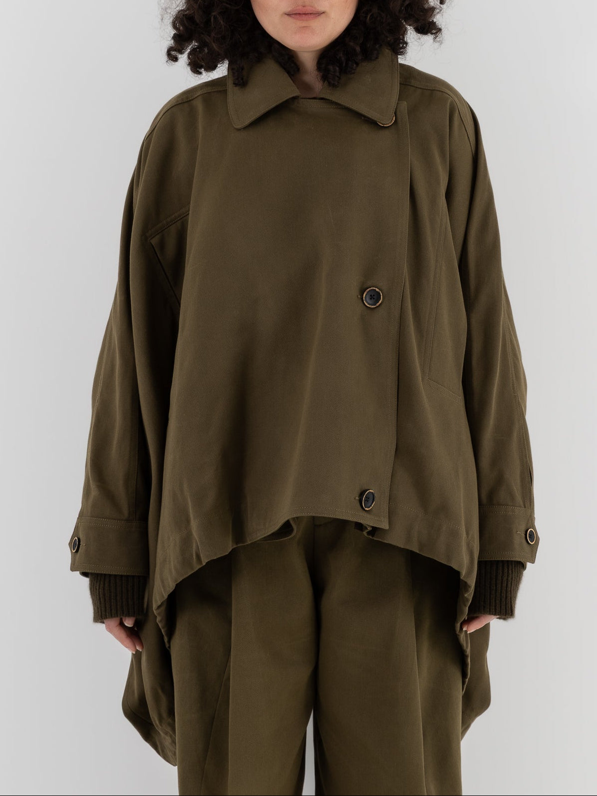 Uma Wang Kew Jacket in Dark Green - UMA WANG at Worthwhile - shop JACKET