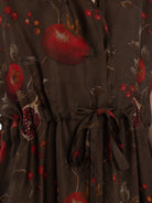 Uma Wang Acre Dress in Brown/Red - UMA WANG at Worthwhile - shop DRESS