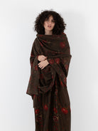 Uma Wang Scarf in Brown/Red - UMA WANG at Worthwhile - shop SCARF