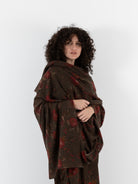 Uma Wang Scarf in Brown/Red - UMA WANG at Worthwhile - shop SCARF