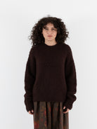 Uma Wang Top in Dark Brown - UMA WANG at Worthwhile - shop TOP