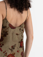 Uma Wang Anaya Dress in Tan/Red/Green - UMA WANG at Worthwhile - shop DRESS