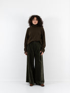 Uma Wang Pudding Pants in Dark Green - UMA WANG at Worthwhile - shop PANT