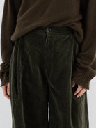 Uma Wang Pudding Pants in Dark Green - UMA WANG at Worthwhile - shop PANT