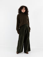 Uma Wang Pudding Pants in Dark Green - UMA WANG at Worthwhile - shop PANT