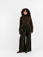 Uma Wang Pudding Pants in Dark Green - UMA WANG at Worthwhile - shop PANT