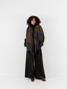 Uma Wang Scarf in Brown/Blue - UMA WANG at Worthwhile - shop SCARF