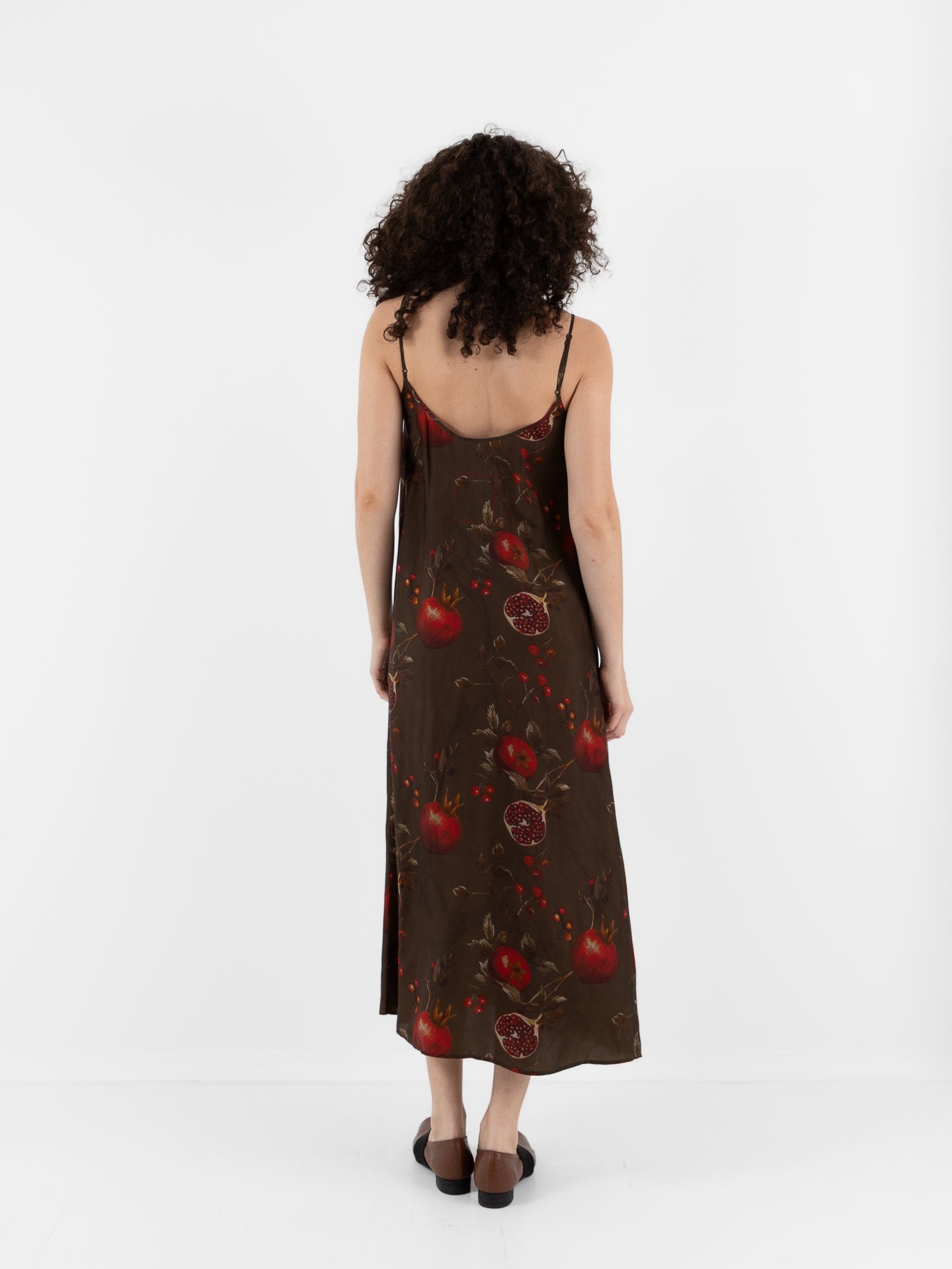 Uma Wang Anaya Dress in Brown/Red - UMA WANG at Worthwhile - shop DRESS
