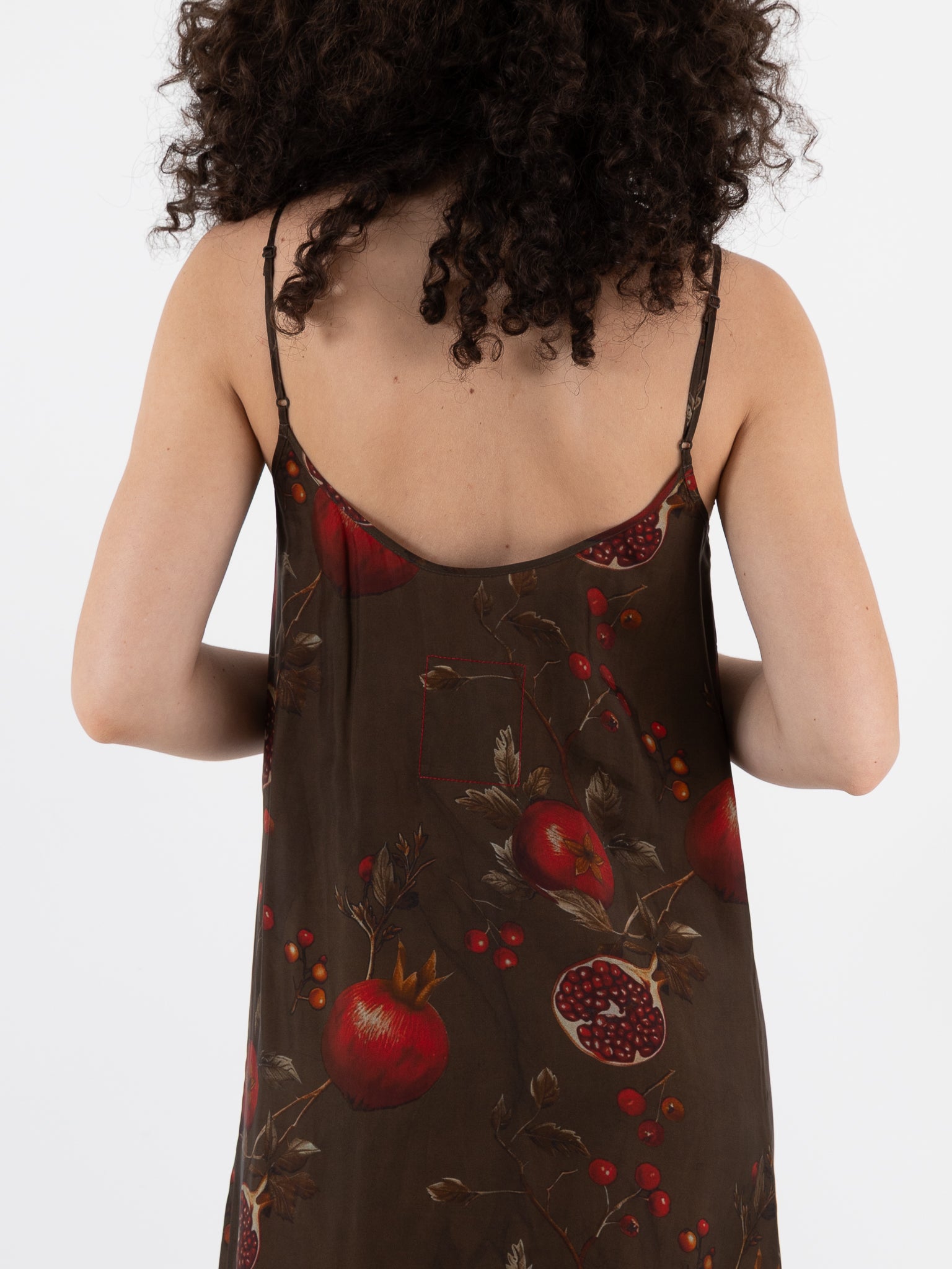 Uma Wang Anaya Dress in Brown/Red - UMA WANG at Worthwhile - shop DRESS