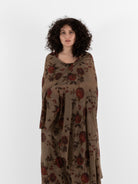 Uma Wang Scarf in tan/Red/Green - UMA WANG at Worthwhile - shop SCARF