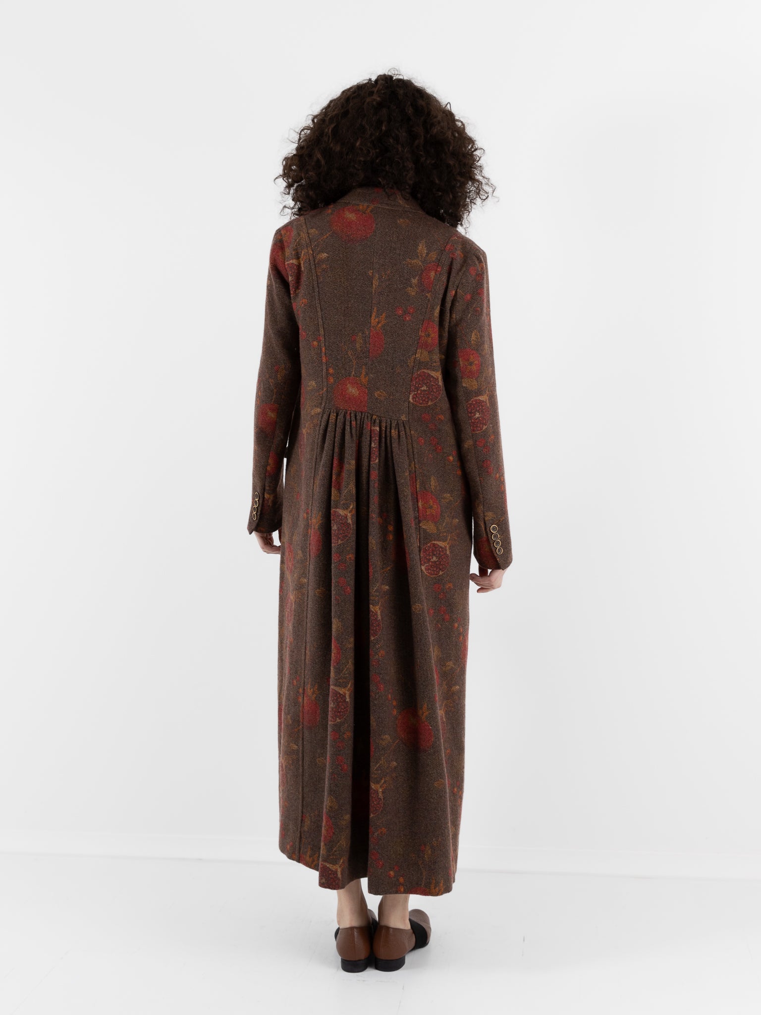 Uma Wang Camelot Coat in Brown/Red - UMA WANG at Worthwhile - shop COAT