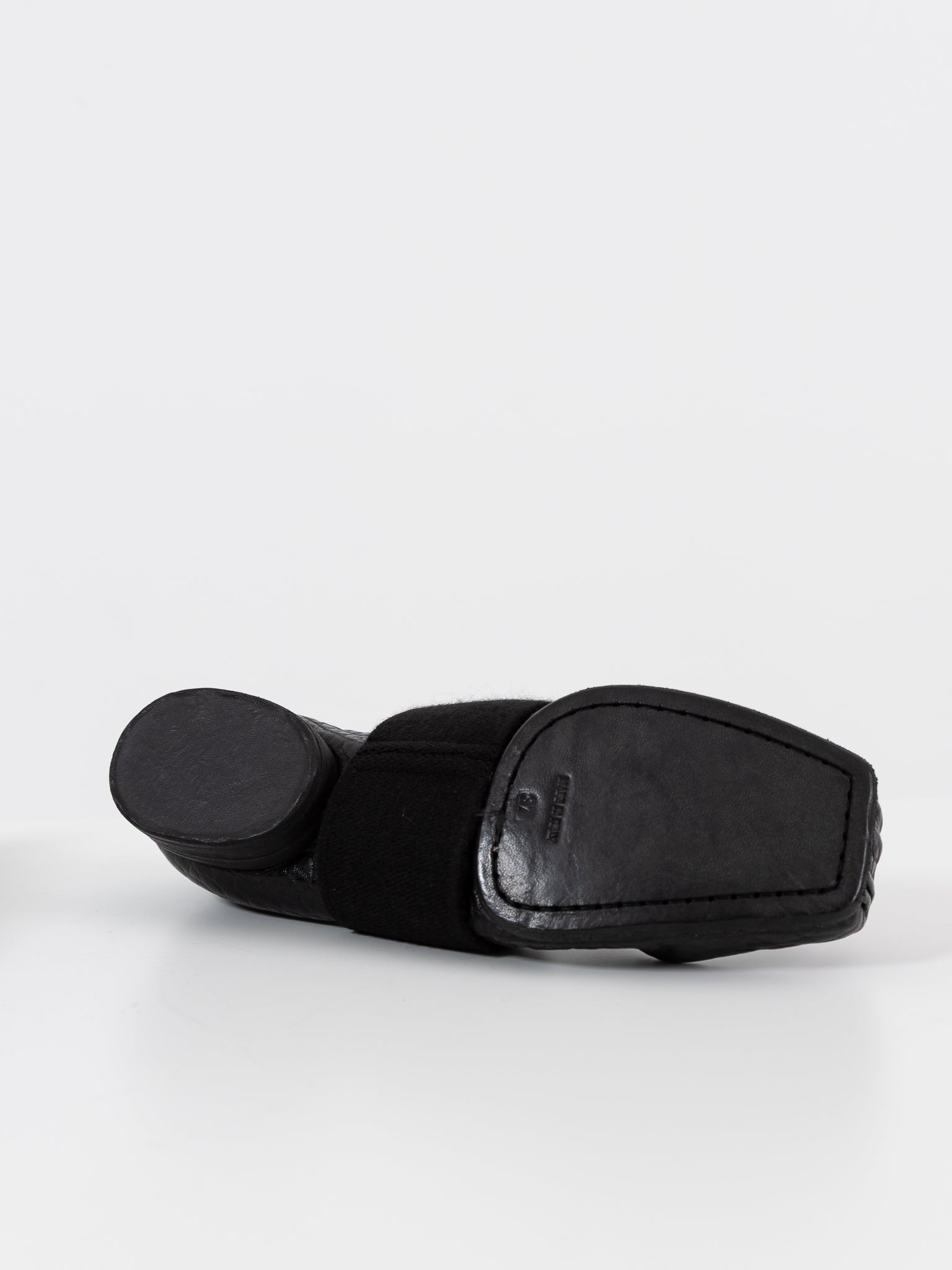 Uma Wang Ballet Strap in Black - UMA WANG at Worthwhile - shop SHOES