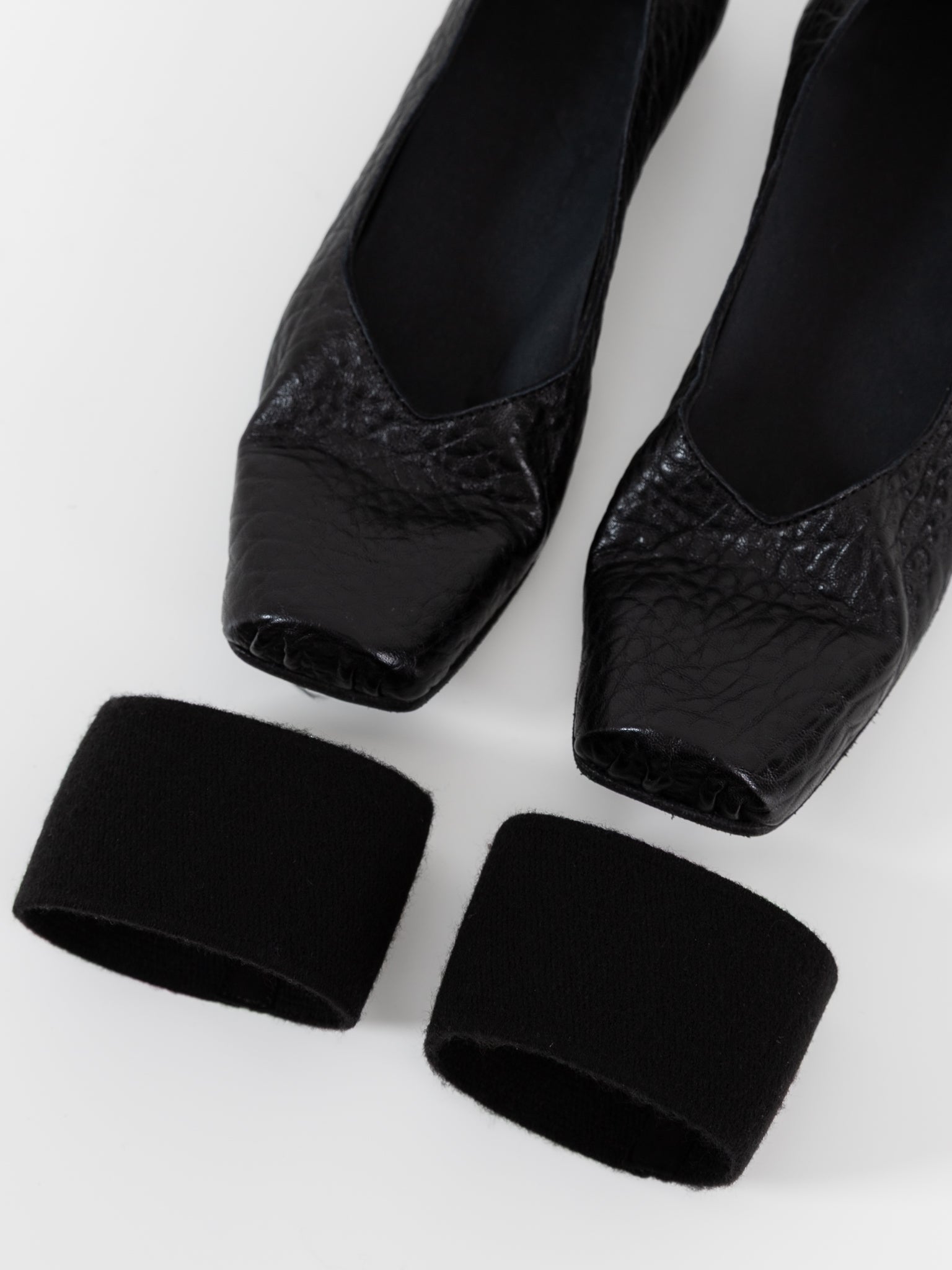 Uma Wang Ballet Strap in Black - UMA WANG at Worthwhile - shop SHOES