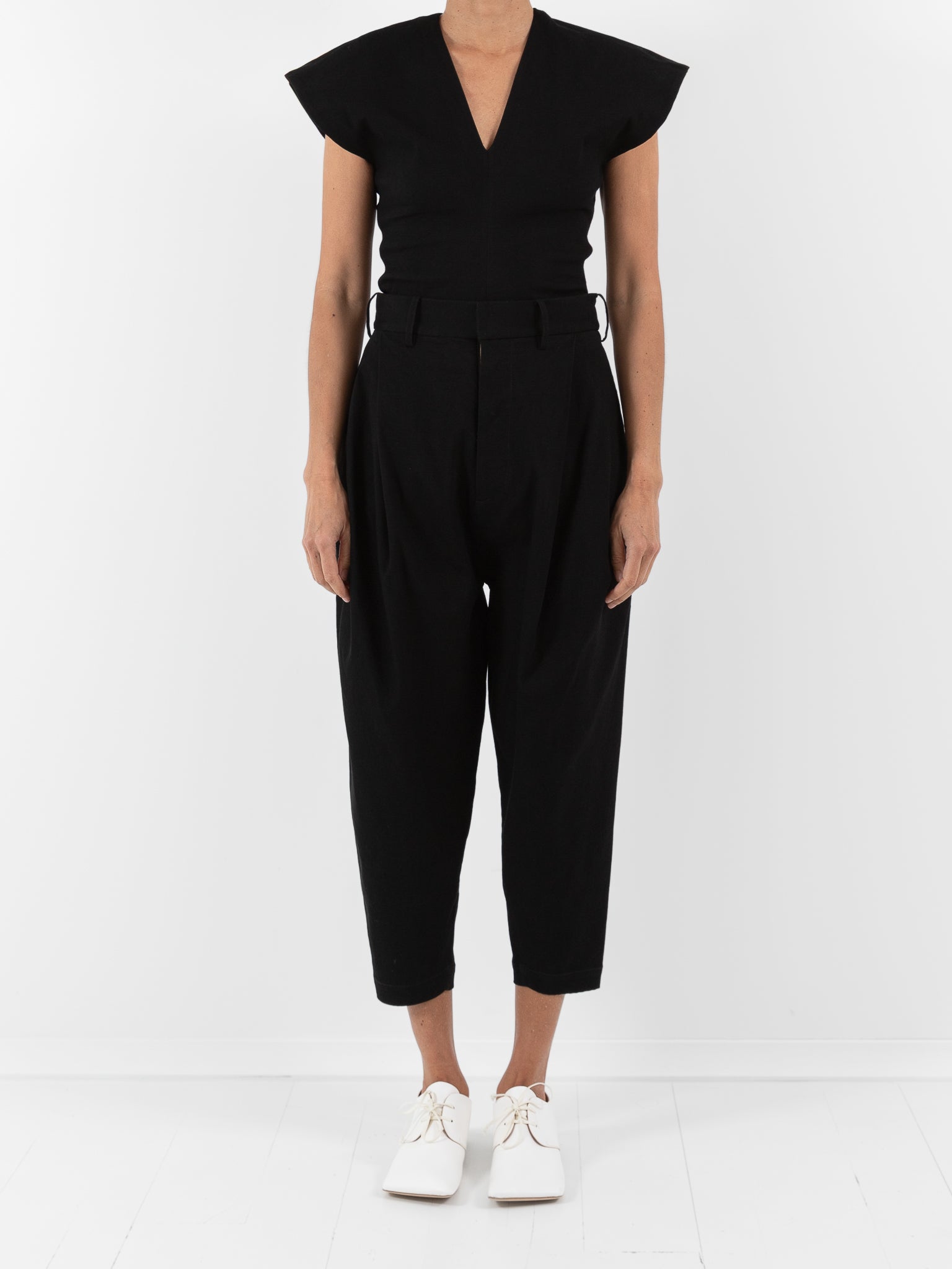 Uma Wang Pear Pants in Black - UMA WANG at Worthwhile - shop PANT