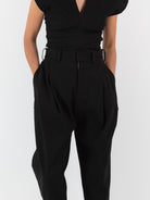 Uma Wang Pear Pants in Black - UMA WANG at Worthwhile - shop PANT