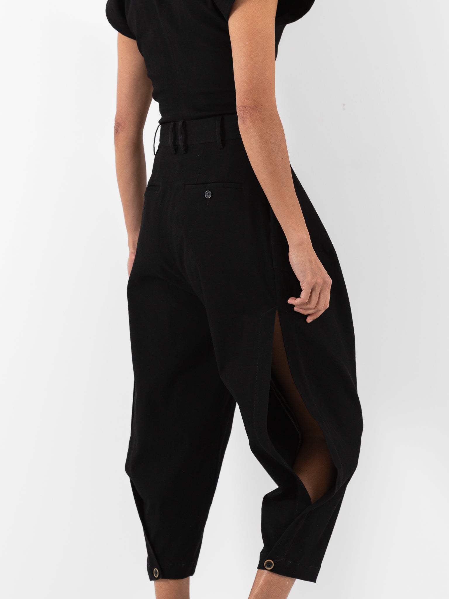 Uma Wang Pear Pants in Black - UMA WANG at Worthwhile - shop PANT
