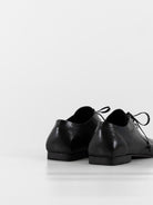 Uma Wang Square Derby in Shiny Black - UMA WANG at Worthwhile - shop SHOES