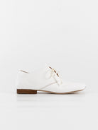 Uma Wang Square Derby in Off White - UMA WANG at Worthwhile - shop SHOES