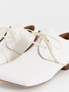 Uma Wang Square Derby in Off White - UMA WANG at Worthwhile - shop SHOES