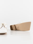 Uma Wang Square Derby in Off White - UMA WANG at Worthwhile - shop SHOES