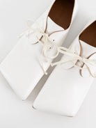 Uma Wang Square Derby in Off White - UMA WANG at Worthwhile - shop SHOES