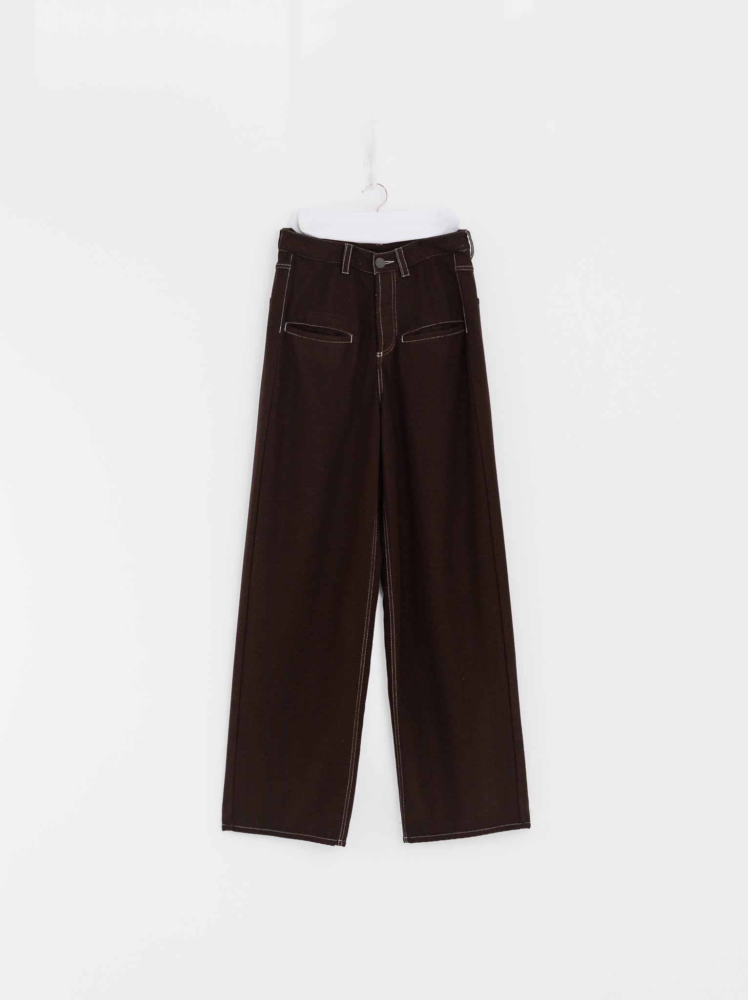 Uma Wang Ball Pants in Brown - UMA WANG at Worthwhile - shop PANT