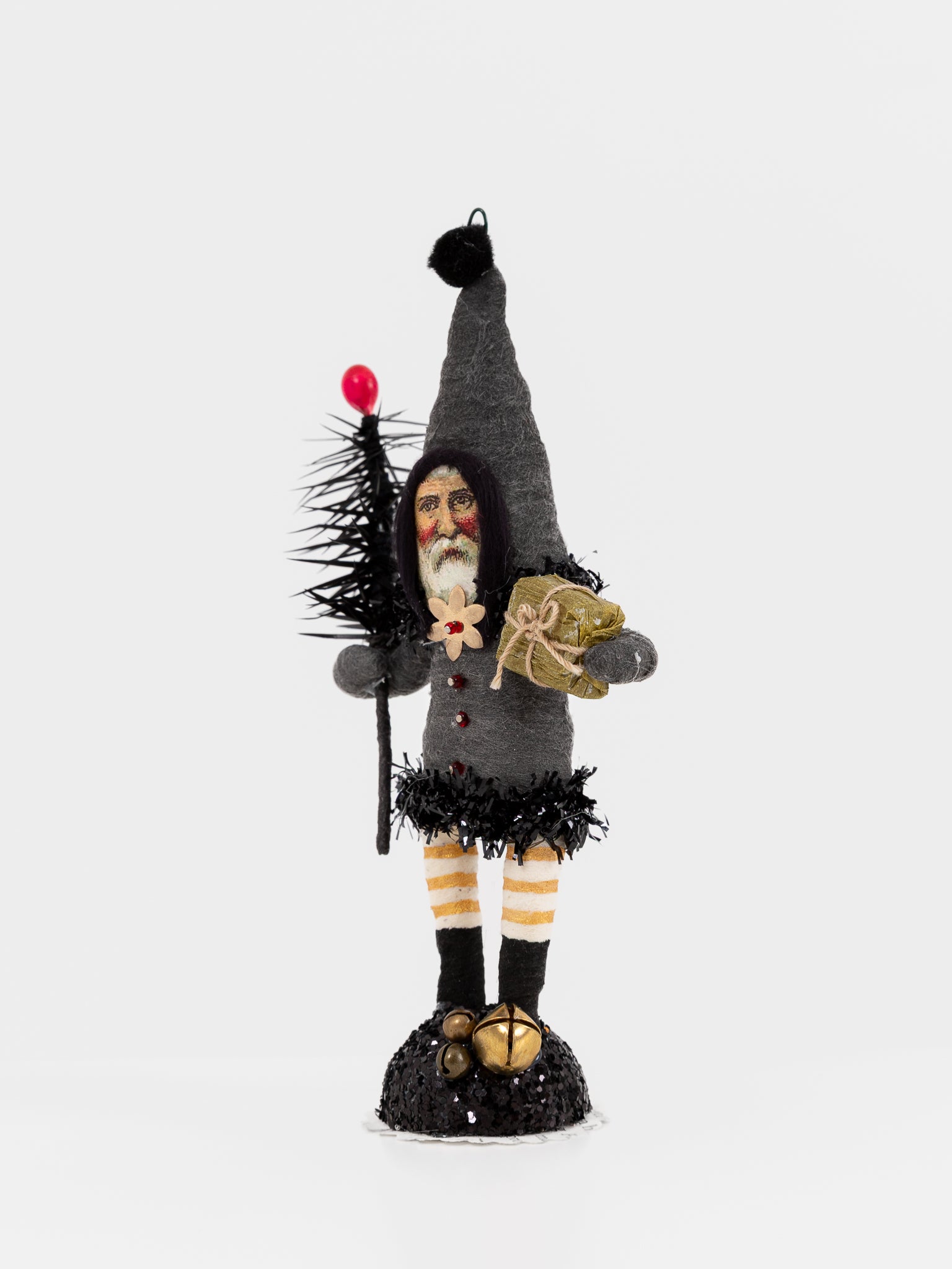 Night Santa Figure - VINTAGE BY CRYSTAL at Worthwhile - shop ORNAMENT