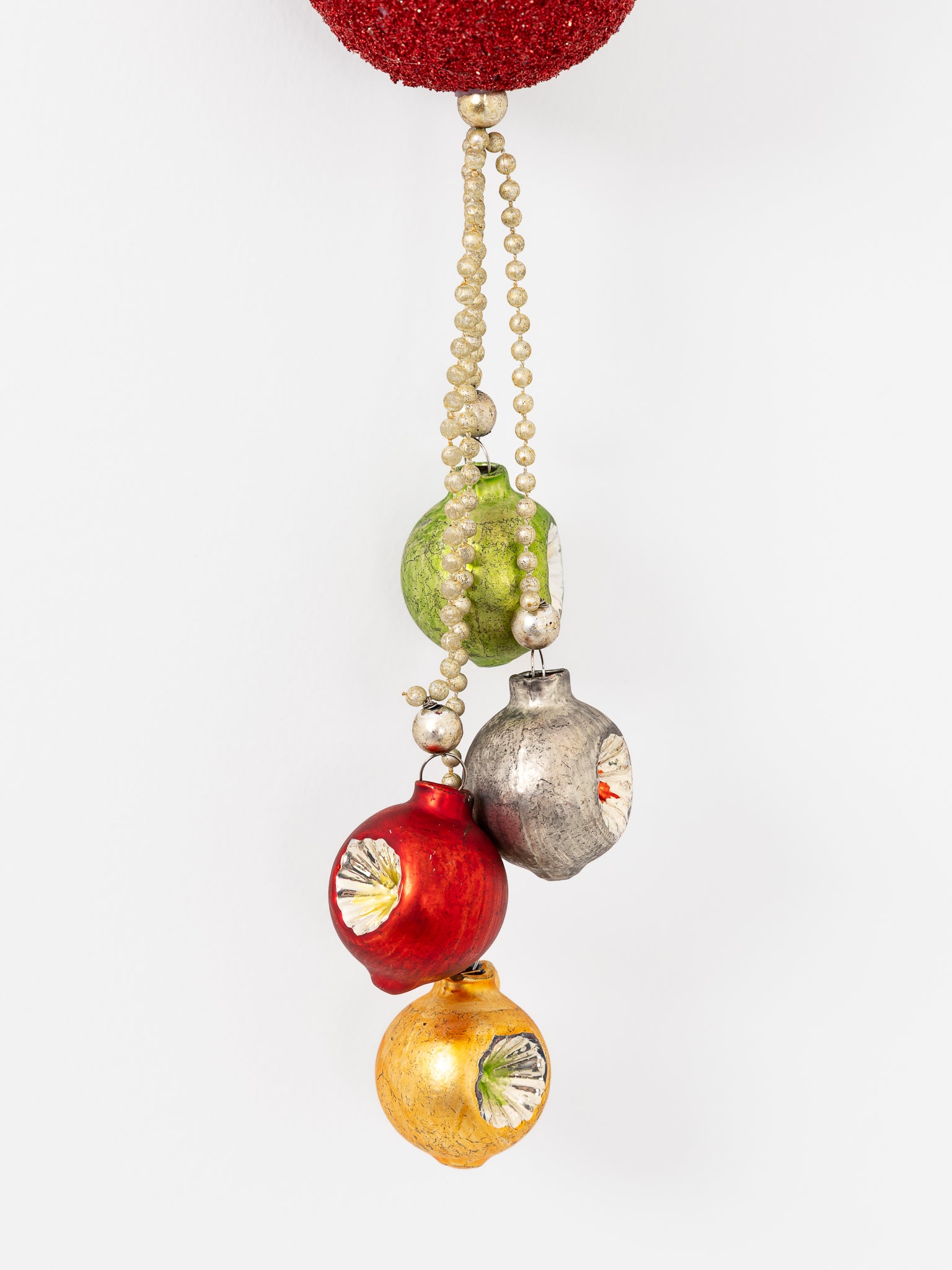 Santa with Baubles Ornament - VINTAGE BY CRYSTAL at Worthwhile - shop ORNAMENT