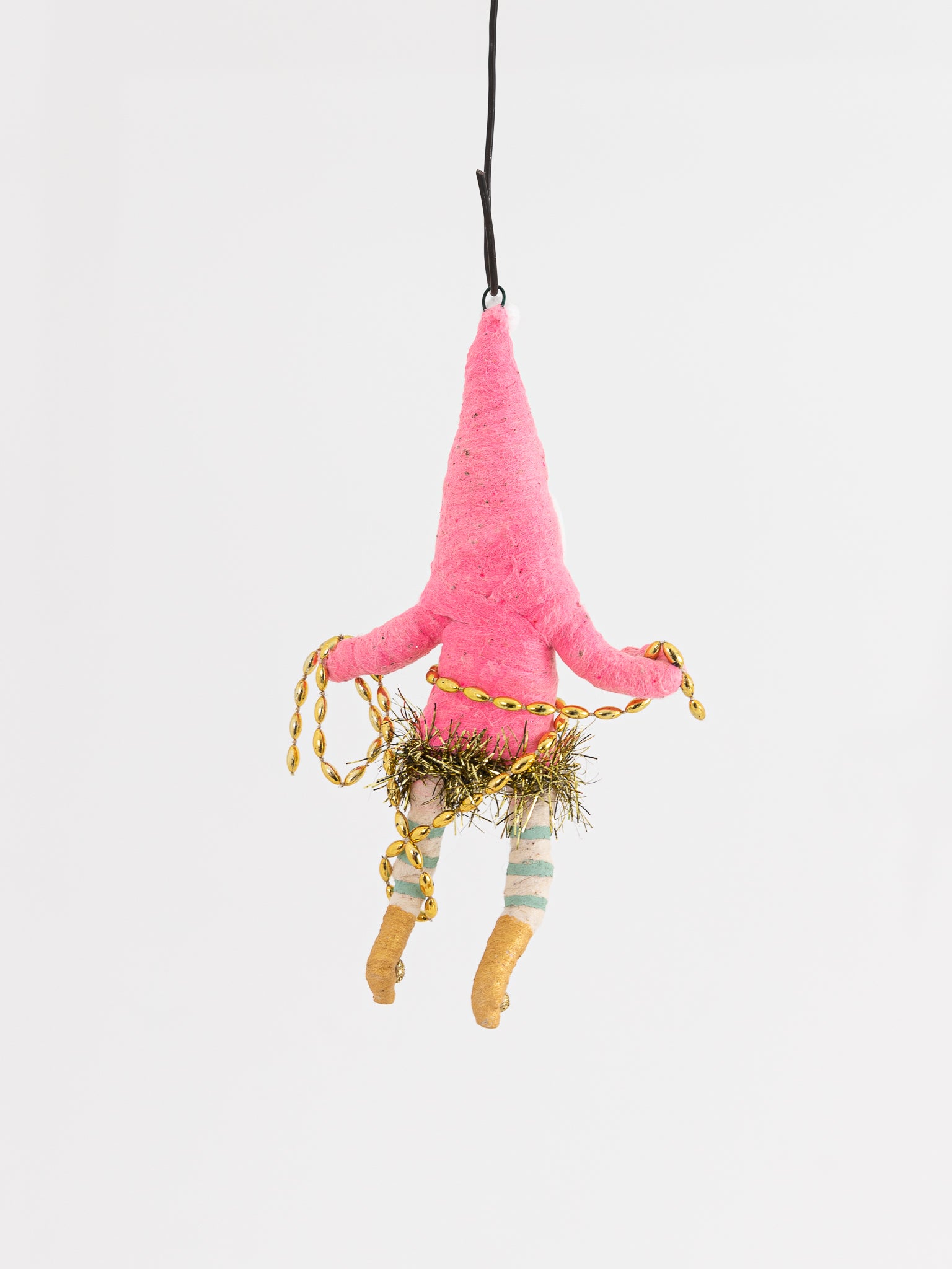 Decorating Elf Ornament in Pink - VINTAGE BY CRYSTAL at Worthwhile - shop ORNAMENT