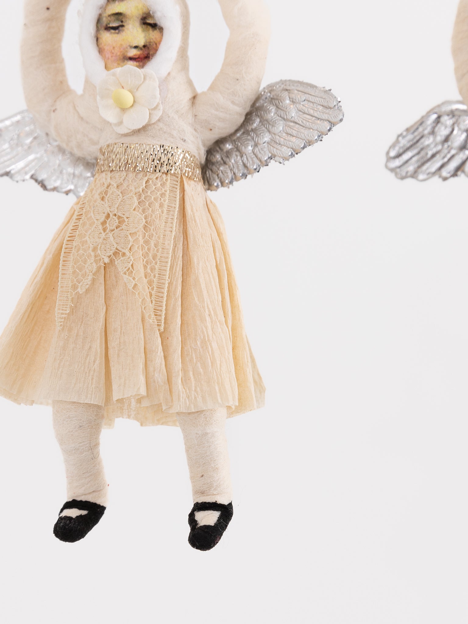 Wreath Angel Ornament - VINTAGE BY CRYSTAL at Worthwhile - shop ORNAMENT