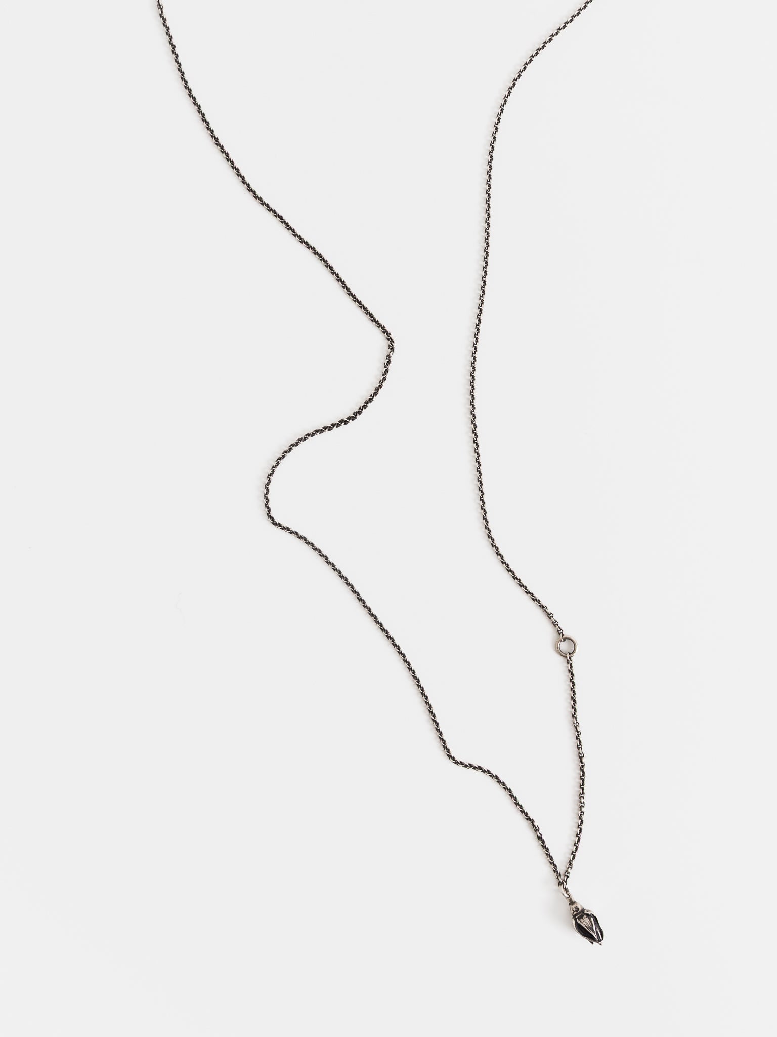 Werkstatt:München Mini Rosebud Chain Necklace - WERKSTATT:MUNCHEN at Worthwhile - shop NECKLACES