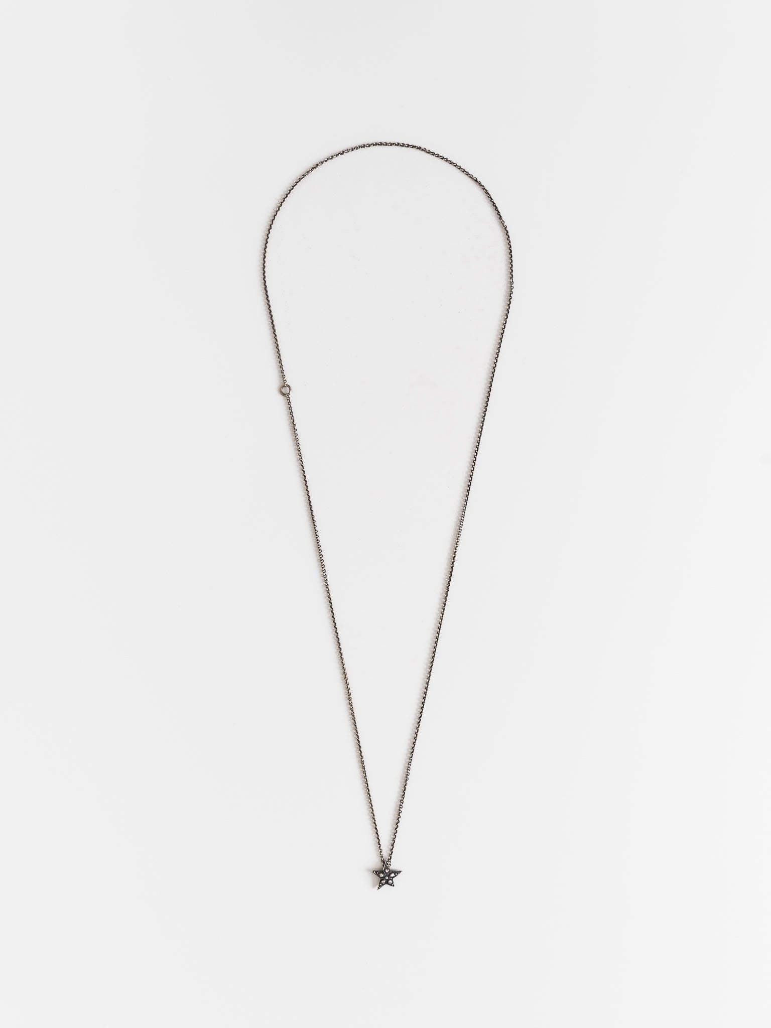 Werkstatt:München Mini Star Chain Necklace - WERKSTATT:MUNCHEN at Worthwhile - shop NECKLACES