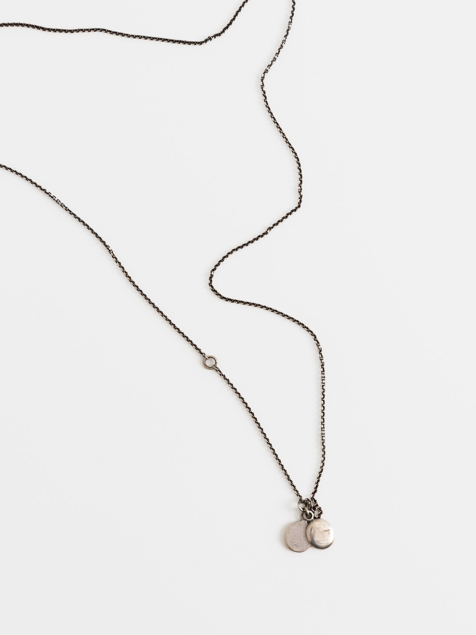 Werkstatt:München Mini Medallion Chain Necklace - WERKSTATT:MUNCHEN at Worthwhile - shop NECKLACES