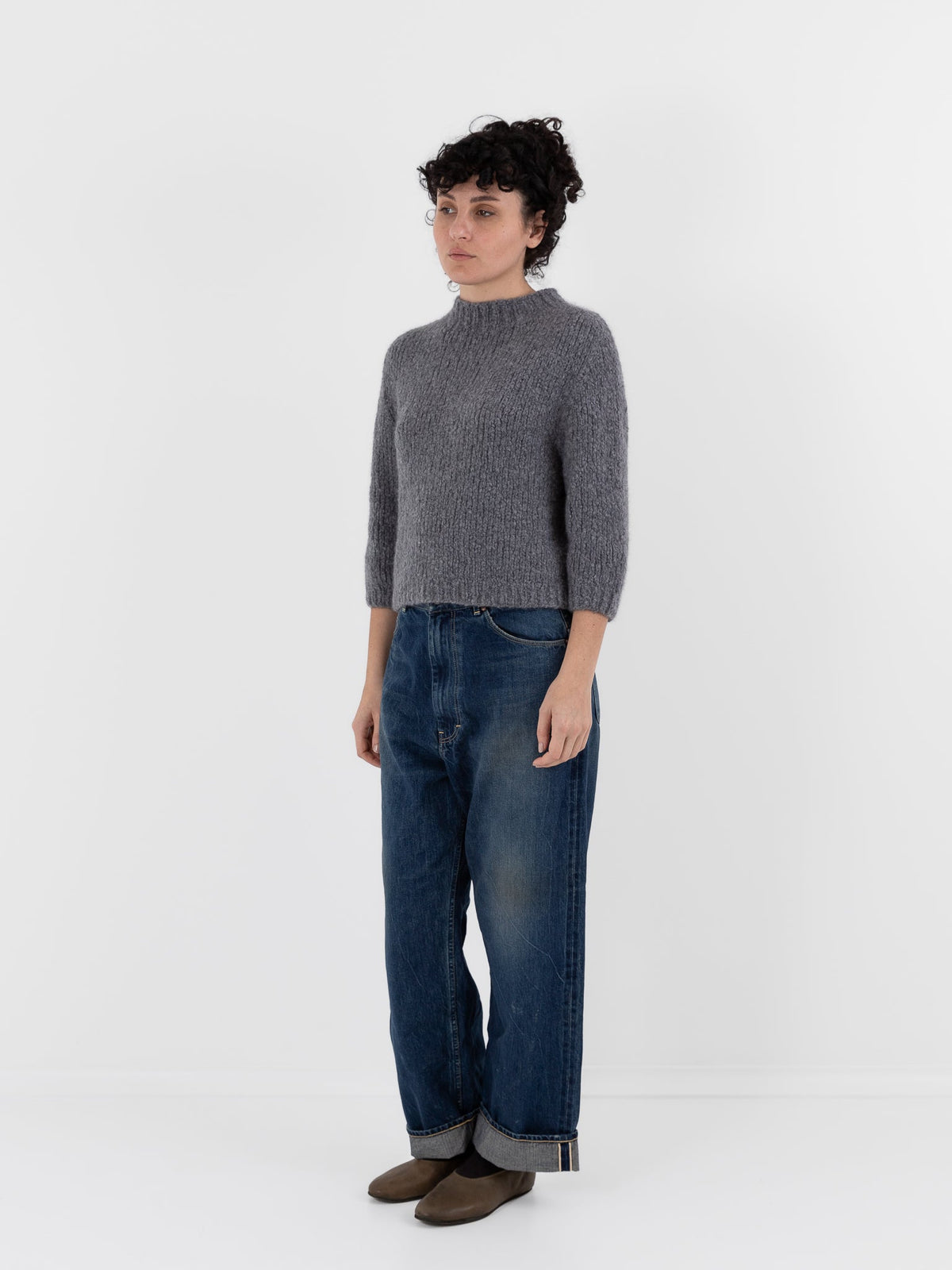 Wommelsdorff Kiki Sweater in Metal - WOMMELSDORFF at Worthwhile - shop SWEATER