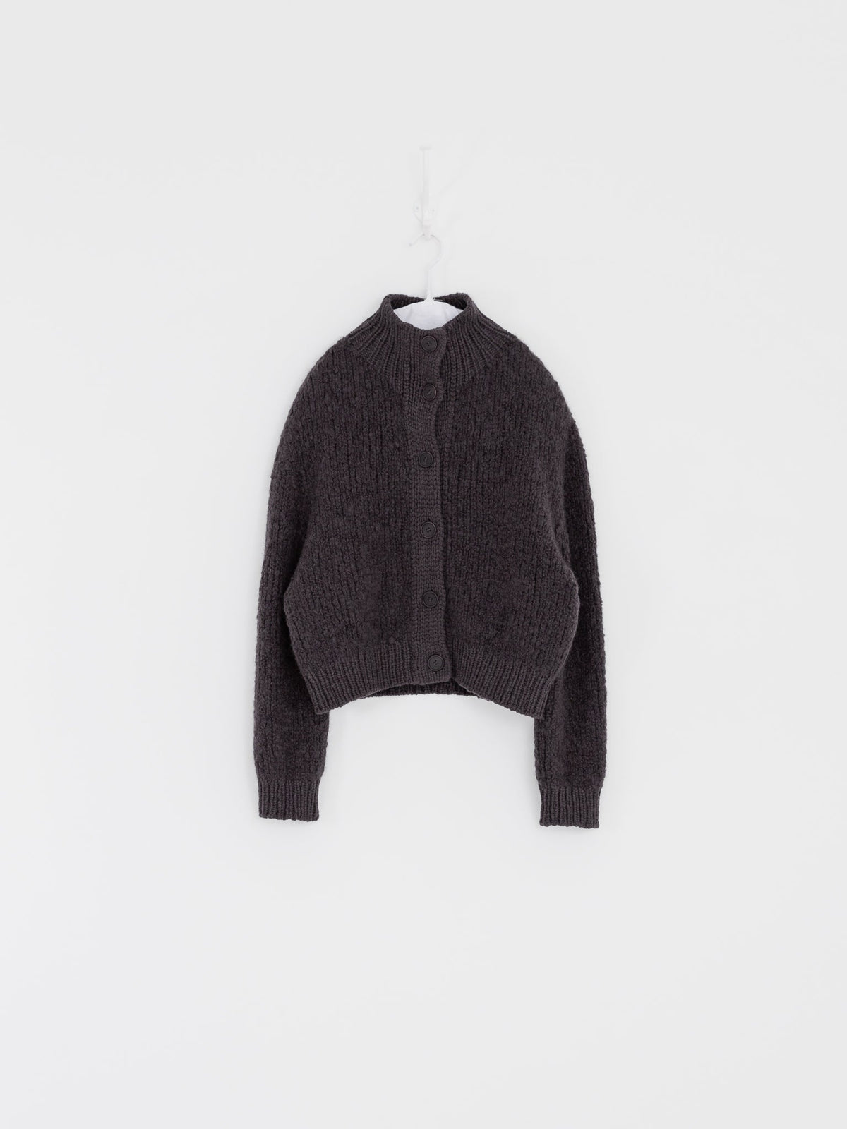 Wommelsdorff Yuri Cardigan in Shadow/Dark Taupe - WOMMELSDORFF at Worthwhile - shop CARDIGAN