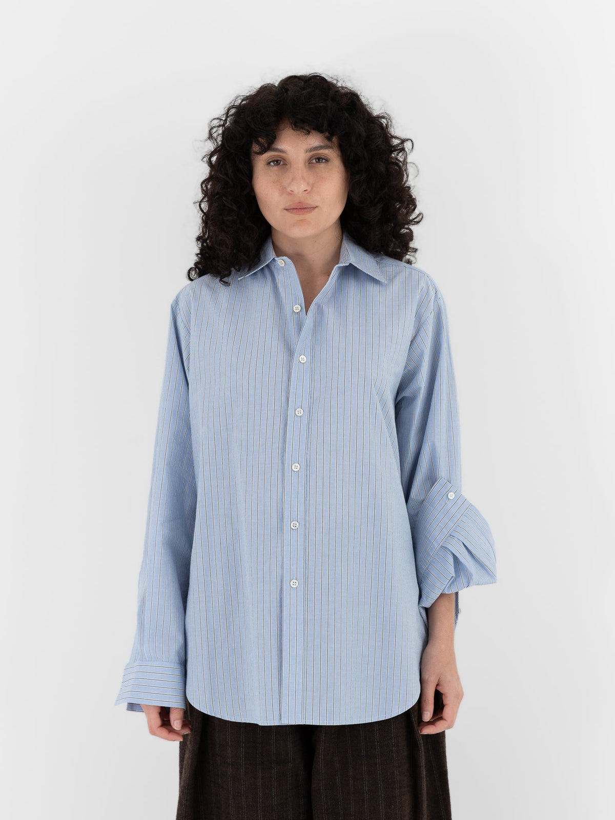 Wright + Doyle Nata Shirt in Rodor Stripe - WRIGHT + DOYLE at Worthwhile - shop TOP