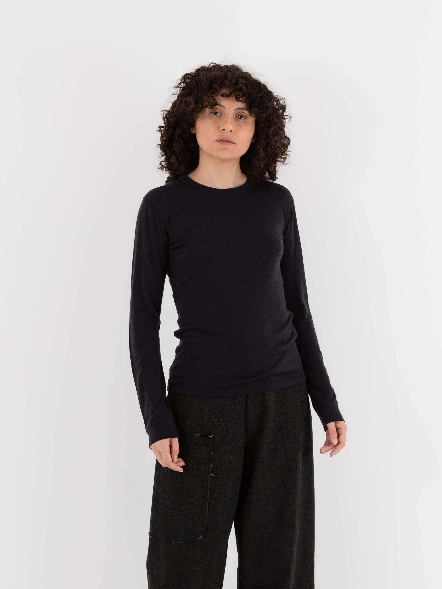 Wright + Doyle Tee in Ebony - WRIGHT + DOYLE at Worthwhile - shop TOP