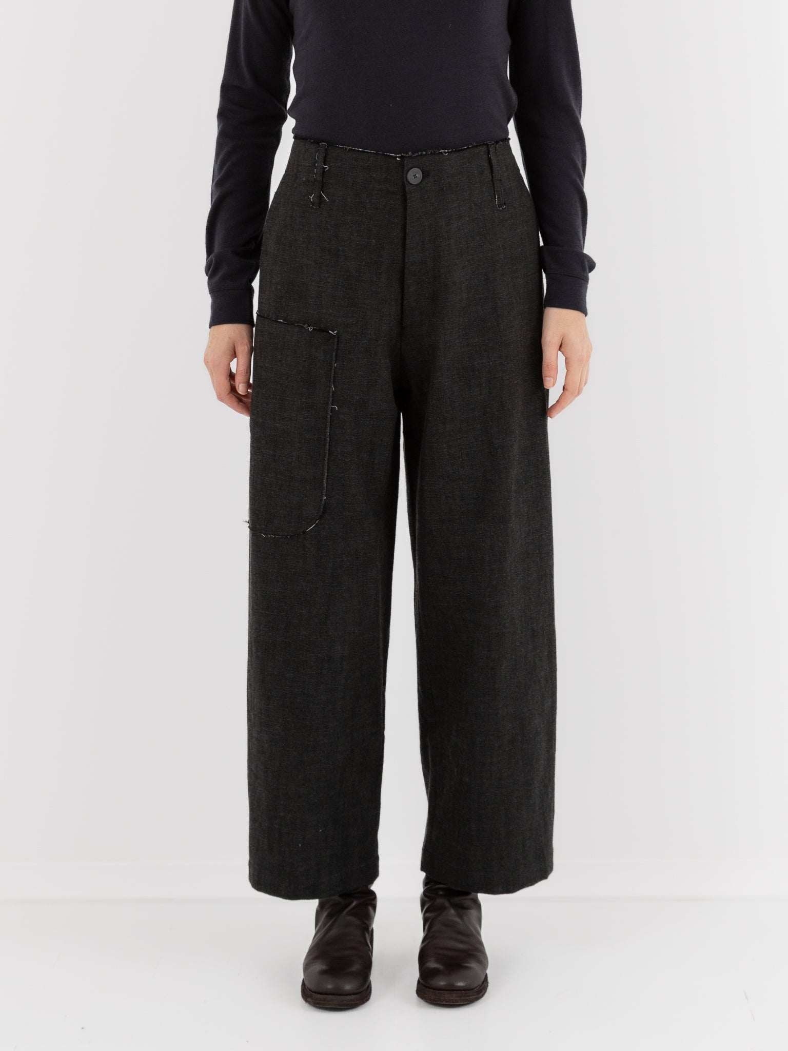 Wright + Doyle Wilhelm Trousers in Alga Green - WRIGHT + DOYLE at Worthwhile - shop PANT