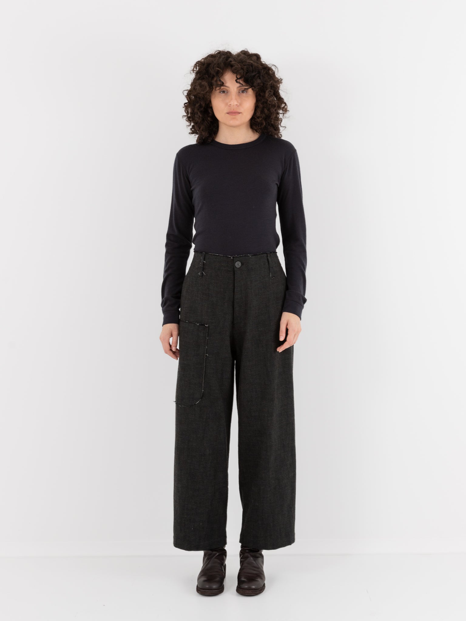 Wright + Doyle Wilhelm Trousers in Alga Green - WRIGHT + DOYLE at Worthwhile - shop PANT