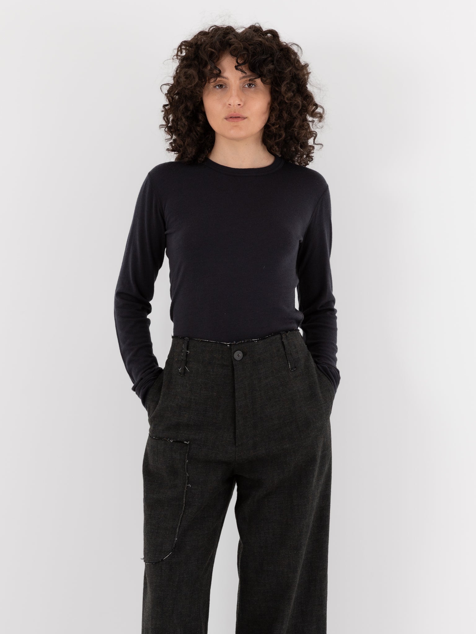 Wright + Doyle Wilhelm Trousers in Alga Green - WRIGHT + DOYLE at Worthwhile - shop PANT