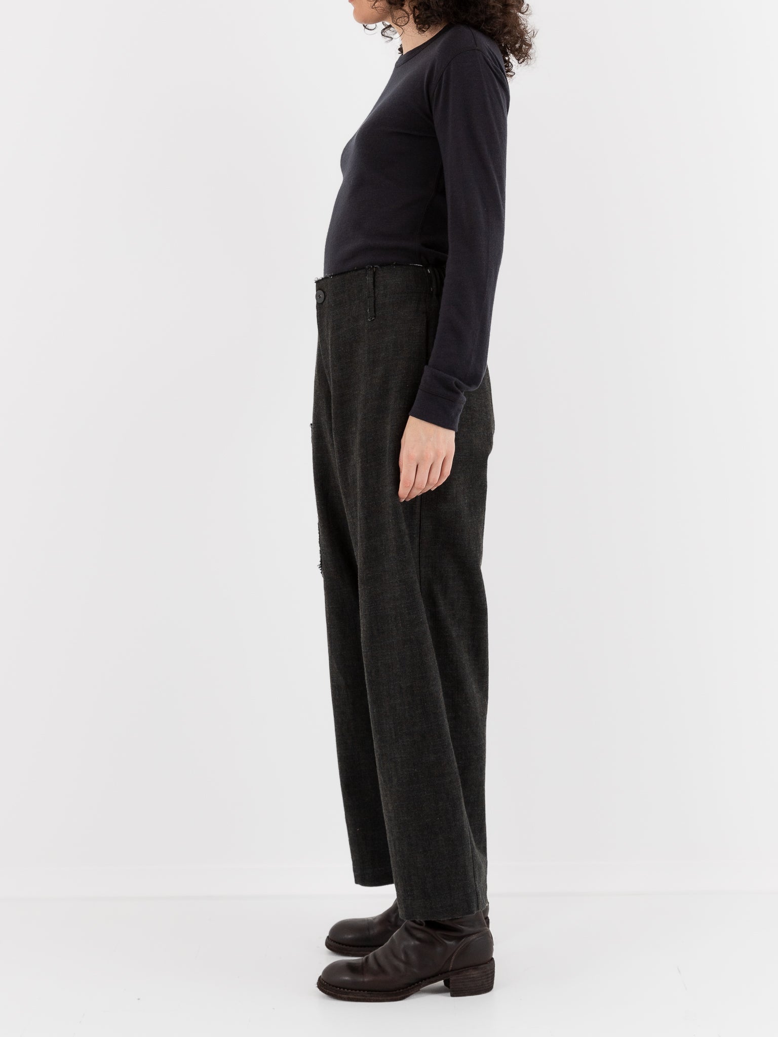 Wright + Doyle Wilhelm Trousers in Alga Green - WRIGHT + DOYLE at Worthwhile - shop PANT