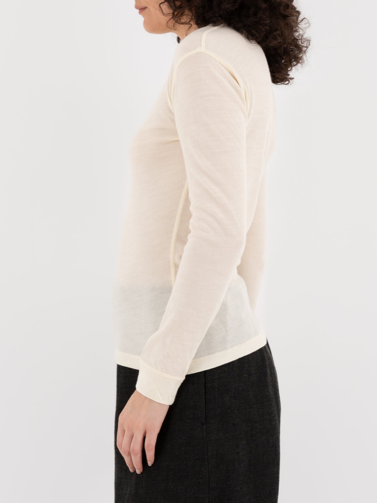 Wright + Doyle Tee in Chalk - WRIGHT + DOYLE at Worthwhile - shop TOP